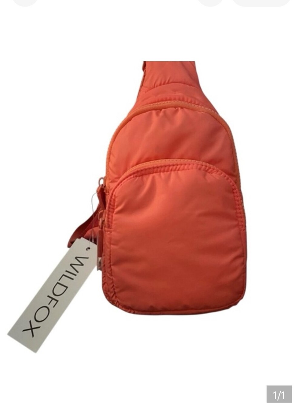 Wildfox Coral Peach Crossbody Sling Bag